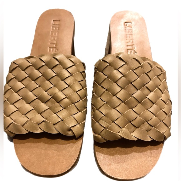 LIBERTÉ Santorini Woven Mule - Cream - Picture 1 of 4